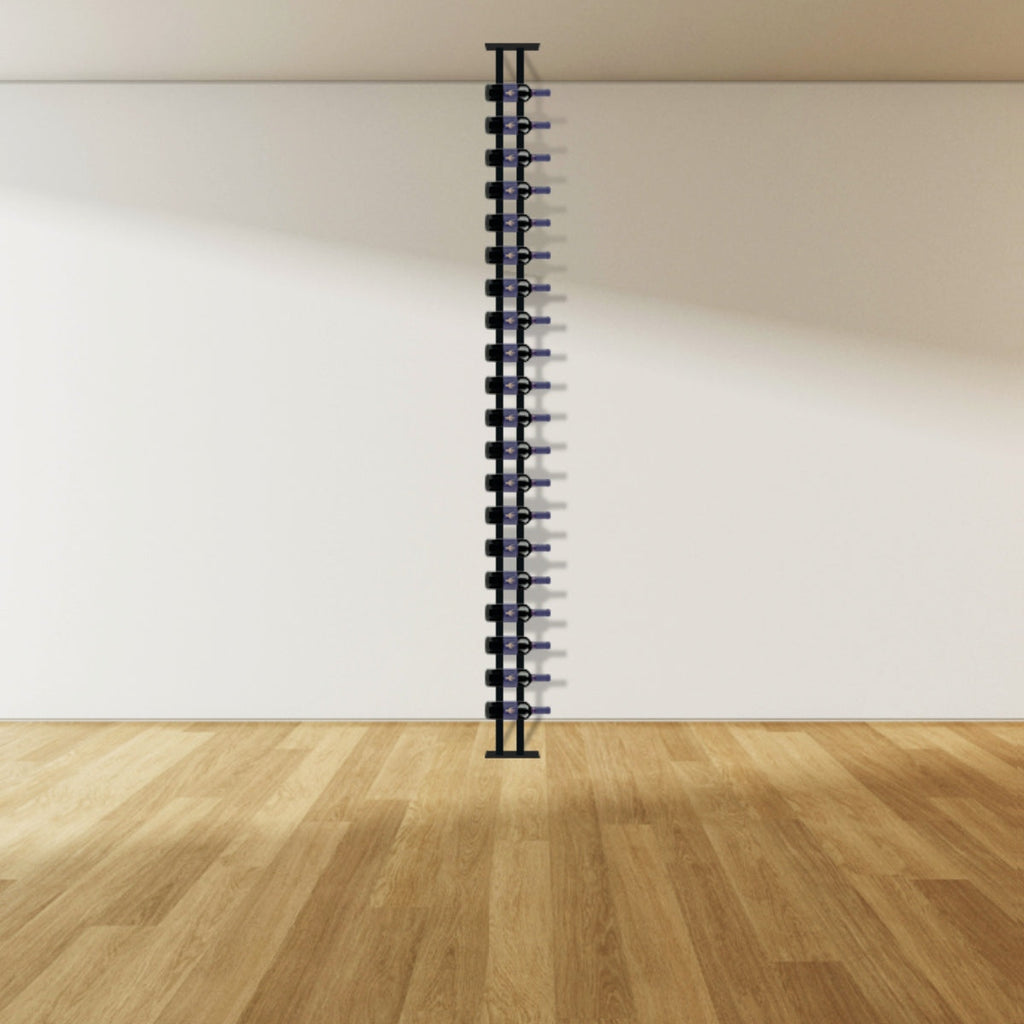 KingsBottle Floor-To-Ceiling Mounted Wine Rack | 2-Sided