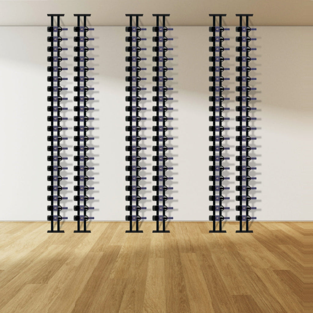 KingsBottle Floor-To-Ceiling Mounted Wine Rack | 2-Sided