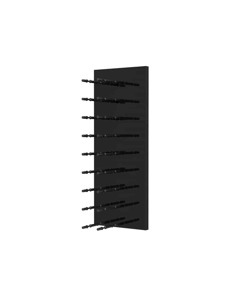 Ultra Wine Racks Fusion HZ Label-Out Wine Wall Black Acrylic (3 Foot) Triple Depth