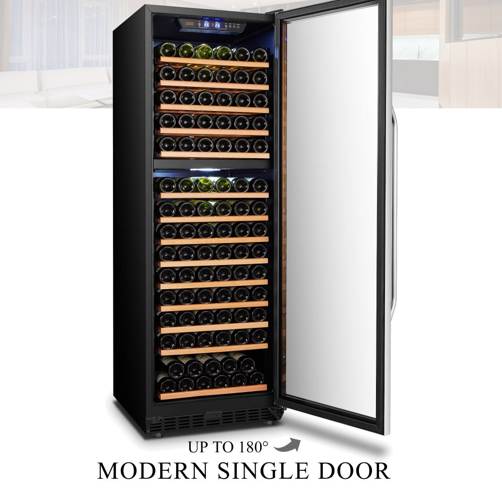 Lanbo 160 Bottle Dual Zone Wine Cooler - LW165D