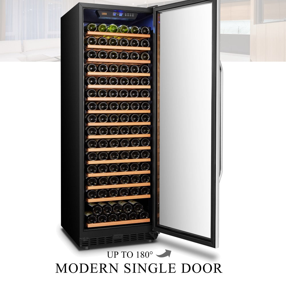 Lanbo 171 Bottle Single Zone Wine Cooler - LW177S