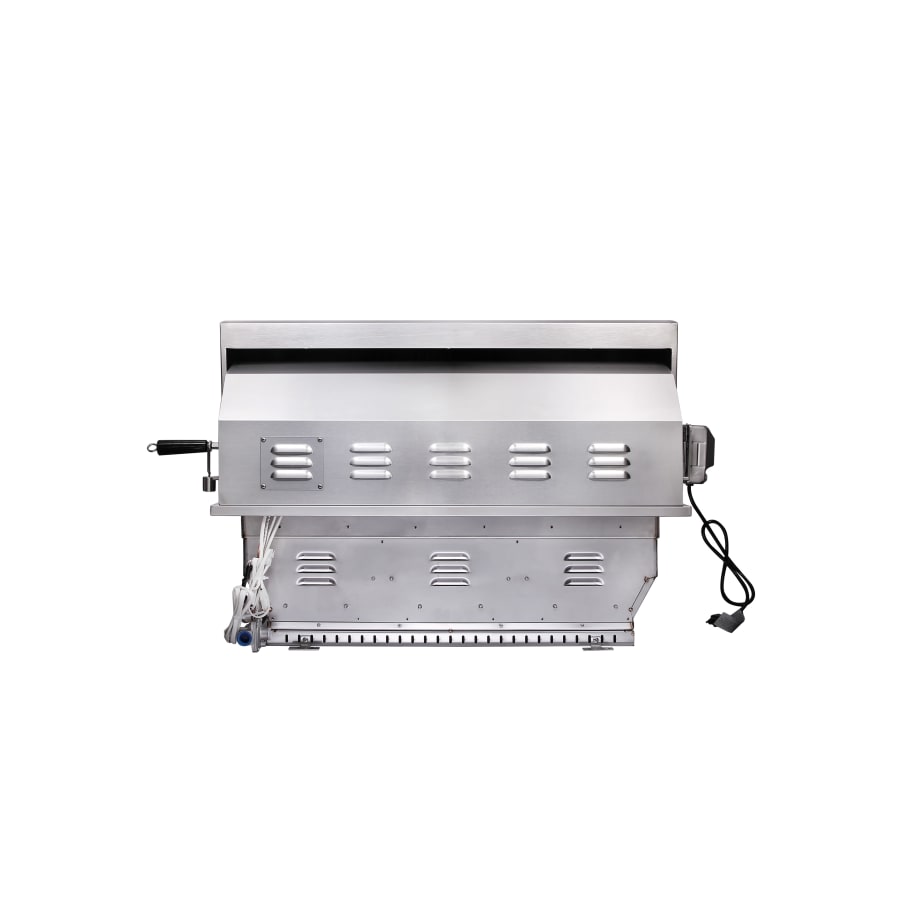 EdgeStar 89000 BTU 36 Inch Wide Natural Gas Built-In Grill with Insulated Jacket and Double Access Doors - GRL360IBKITNG