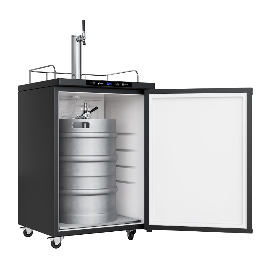 EdgeStar 24 Inch Wide Kegerator with Digital Display for Full Size Kegs - KC3000B