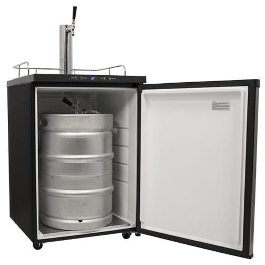 EdgeStar 24 Inch Wide Kegerator with Digital Display for Full Size Kegs - KC3000B