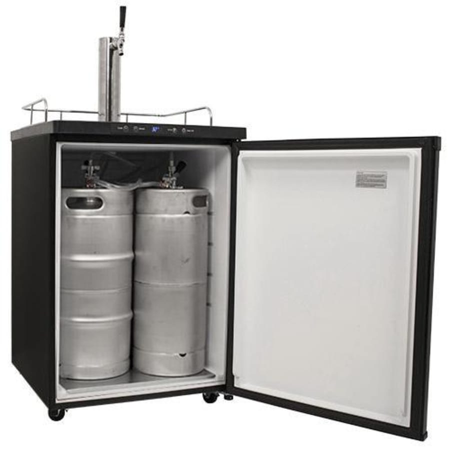 EdgeStar 24 Inch Wide Kegerator with Digital Display for Full Size Kegs - KC3000B