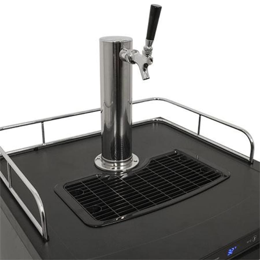 EdgeStar 24 Inch Wide Kegerator with Digital Display for Full Size Kegs - KC3000BSS