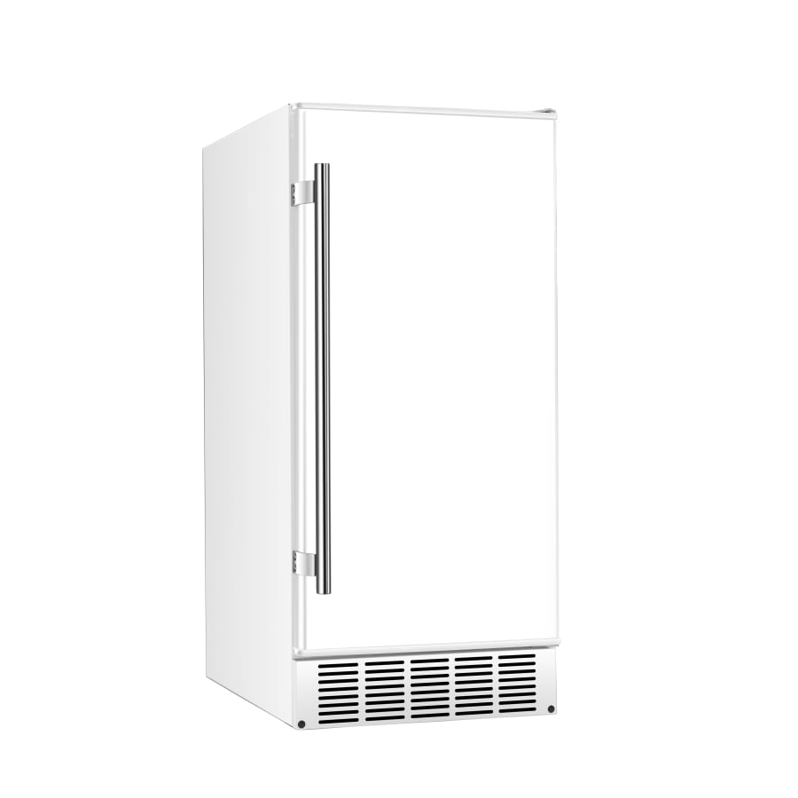 EdgeStar 15 Inch Wide Built-In Ice Maker with 25 Lbs. Storage Capacity and Up to 25 Lbs. Daily Ice Production - IB250WH