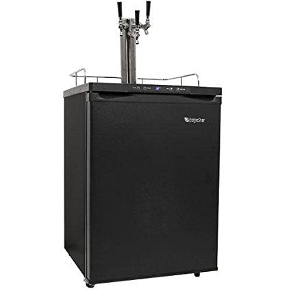 EdgeStar Full Size Triple Tap Kegerator with Digital Display - KC3000TRIP - Black - Wine Cooler City