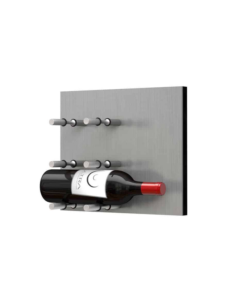 Ultra Wine Racks Fusion Panel Wine Rack—Alumasteel - Single Depth - 3 Bottles