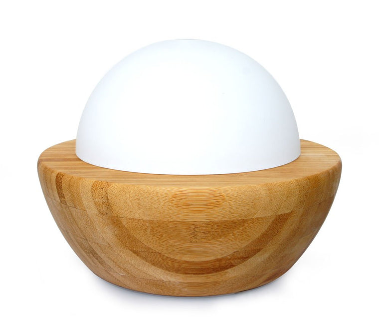 SPT - Ultrasonic Aroma Diffuser/Humidifier with Bamboo Base (Sphere) - SA-013