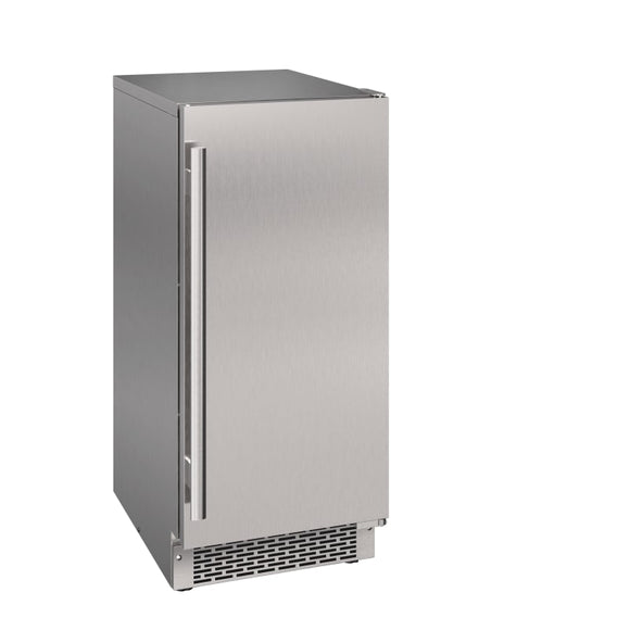 Avallon 15 Inch Wide 26 Lbs. Built-In / Free Standing Outdoor Ice Maker with 56 Lbs. Daily Ice Production and Factory Installed Pump - AIMG151PSSORH