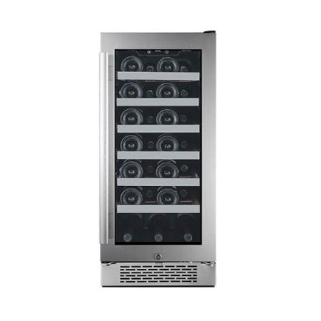 Avallon 27 Bottle 15" Built-In Single Zone Wine Cooler - AWC151SZRH - Wine Cooler City