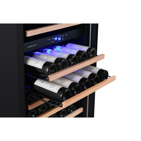 EdgeStar 48 Inch Wide 282 Bottle Capacity Built-In or Free Standing Wine Cooler - CWR1552DZDUAL