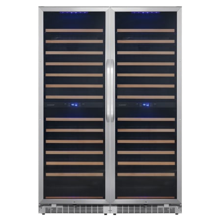 EdgeStar 48 Inch Wide 282 Bottle Capacity Built-In or Free Standing Wine Cooler - CWR1552DZDUAL