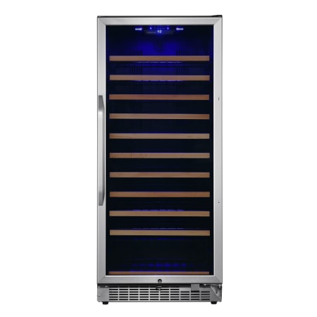 EdgeStar 24 Inch Wide 111 Bottle Capacity Free Standing Single Zone Wine Cooler with Even Cooling Technology - CWR1212SZ