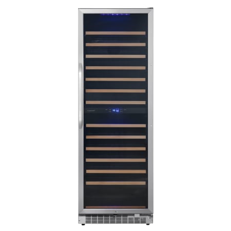 EdgeStar 24 Inch Wide 141 Bottle Capacity Built-In or Free Standing Dual Zone Wine Cooler with Interior Lighting - CWR1552DZ - Wine Cooler City