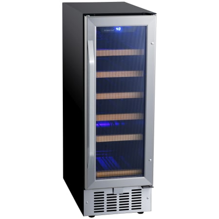 EdgeStar 12 Inch Wide 18 Bottle Built-In Single Zone Wine Cooler with Reversible Door and LED Lighting - CWR182SZ - Wine Cooler City