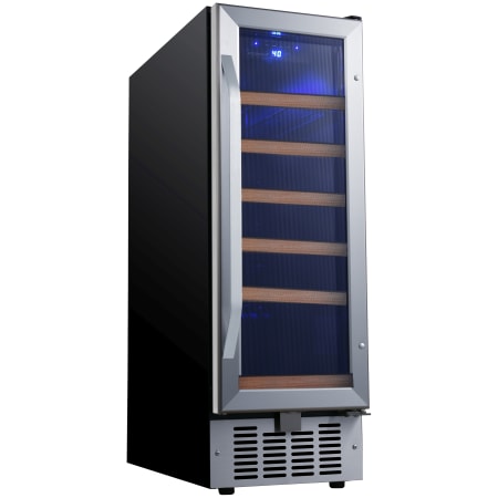 EdgeStar 12 Inch Wide 18 Bottle Built-In Single Zone Wine Cooler with Reversible Door and LED Lighting - CWR182SZ - Wine Cooler City