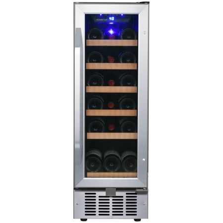 EdgeStar 12 Inch Wide 18 Bottle Built-In Single Zone Wine Cooler with Reversible Door and LED Lighting - CWR182SZ - Wine Cooler City