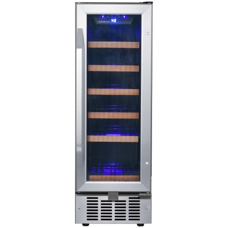 EdgeStar 12 Inch Wide 18 Bottle Built-In Single Zone Wine Cooler with Reversible Door and LED Lighting - CWR182SZ - Wine Cooler City