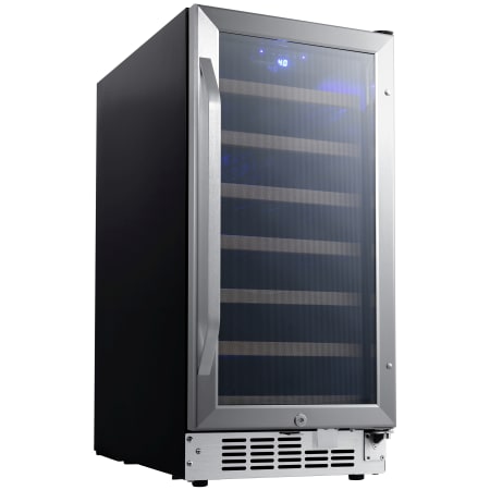 EdgeStar 15 Inch Wide 30 Bottle Built-In Single Zone Wine Cooler with Reversible Door and LED Lighting - CWR302SZ - Wine Cooler City