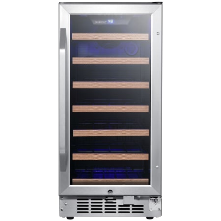 EdgeStar 15 Inch Wide 30 Bottle Built-In Single Zone Wine Cooler with Reversible Door and LED Lighting - CWR302SZ - Wine Cooler City