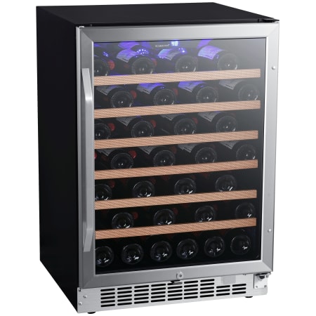 EdgeStar 24 Inch Wide 53 Bottle Built-In Single Zone Wine Cooler with Reversible Door and LED Lighting - CWR532SZ - Wine Cooler City