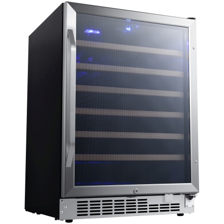 EdgeStar 24 Inch Wide 53 Bottle Built-In Single Zone Wine Cooler with Reversible Door and LED Lighting - CWR532SZ - Wine Cooler City