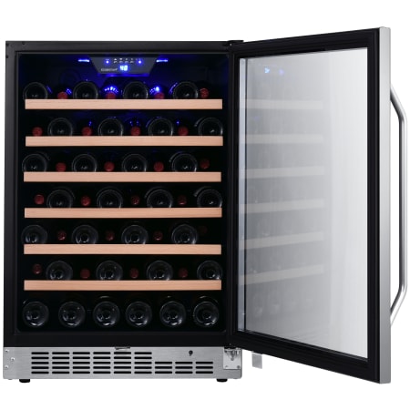 EdgeStar 24 Inch Wide 53 Bottle Built-In Single Zone Wine Cooler with Reversible Door and LED Lighting - CWR532SZ - Wine Cooler City