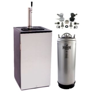 EdgeStar Craft Brew Kegerator - Stainless Steel - KC1000SSHBKG - Wine Cooler City