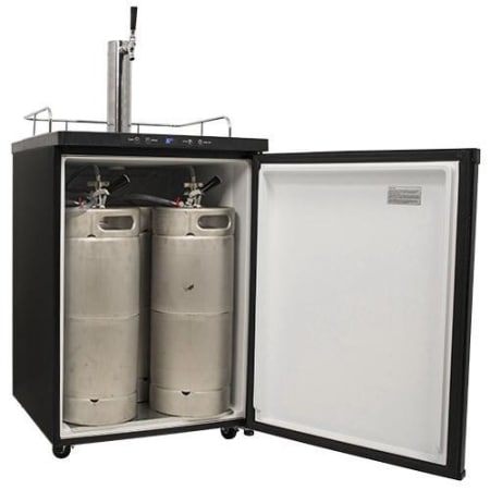 EdgeStar 24 Inch Wide Kegerator with Digital Display for Full Size Kegs - KC3000SS