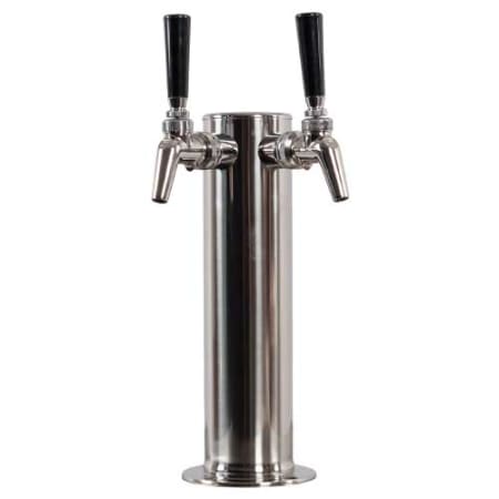 Draft Beer Tower - Black Iron - Single Tap - Perlick 630SS Faucet