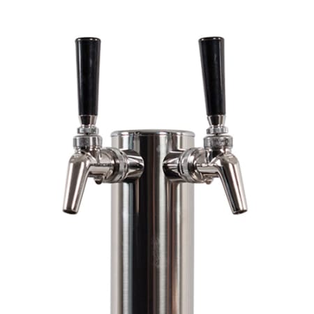 Draft Beer Tower - Black Iron - Single Tap - Perlick 630SS Faucet