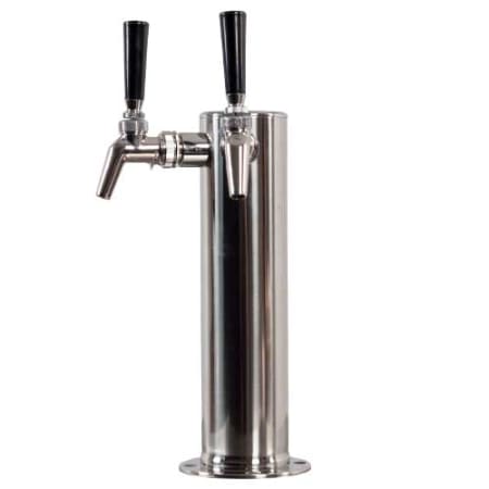 Draft Beer Tower - Black Iron - Single Tap - Perlick 630SS Faucet