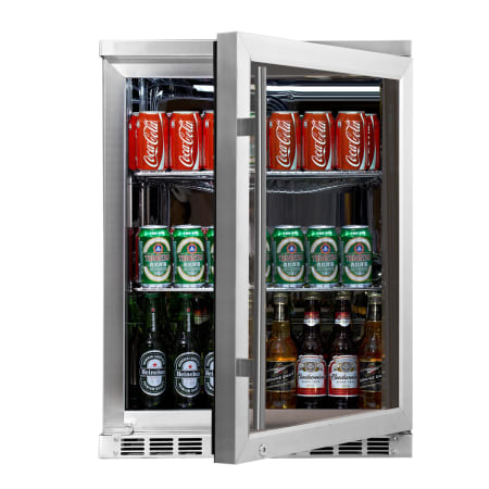 King's Bottle 24'' Stainless Steel Undercounter Beverage Center With 4.34 Cu. Ft. Capacity